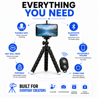 Flexible Mini Octopus Tripod