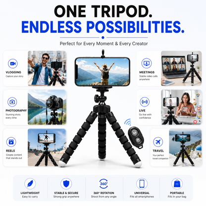 Flexible Mini Octopus Tripod