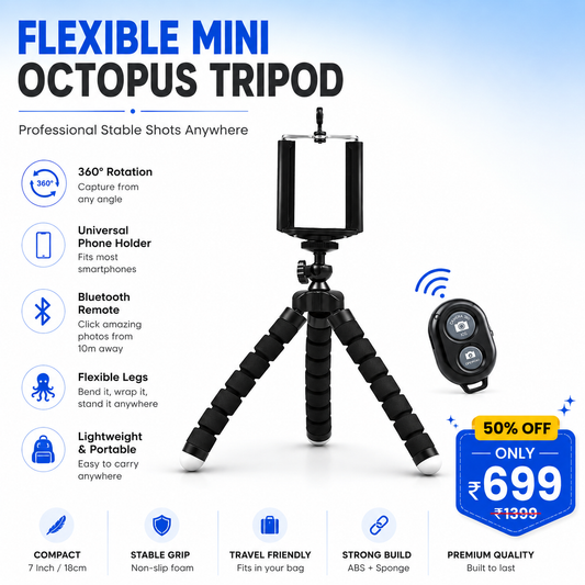 Flexible Mini Octopus Tripod