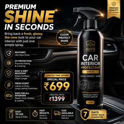 Car Interior Protectant Spray - 1 Pack 300ml