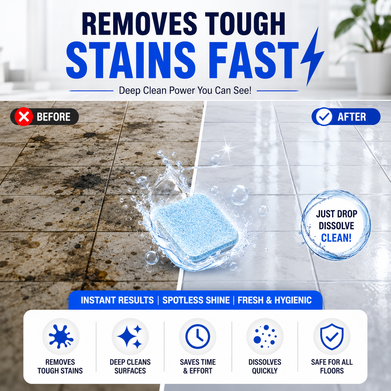 Multi-Surface Antibacterial Cleaner for Hardwood, Tile & Laminate