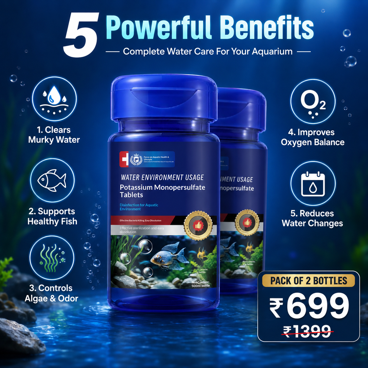 Aquarium Water Purifier 5 powerful benefits catalog image