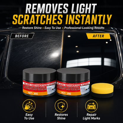 Car Scratch Removal Paste Before and After Catalog Image